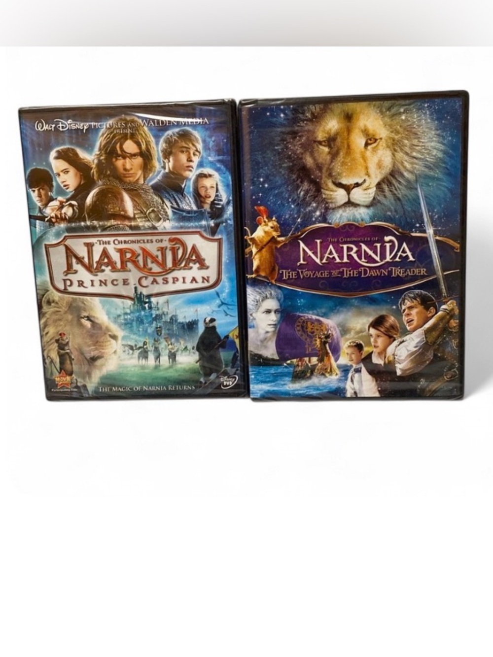 Disney Chronicles of Narnia 2 DVD Set Prince Caspian Dawn Treader New Sealed